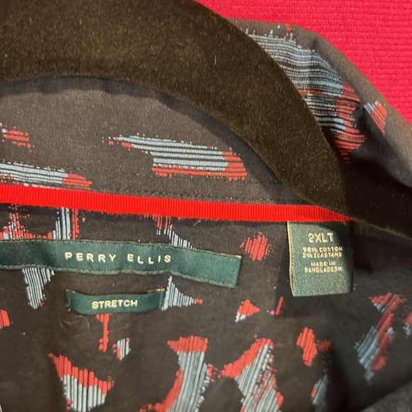 PERRY ELLIS MENS SHORT SLEEVE SZ 2XT - Picture 2 of 5